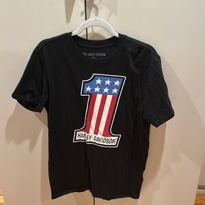 Harley Davidson 1 flag t shirt